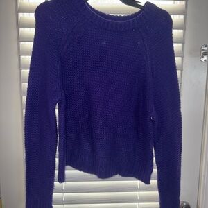 A New Day Vibrant Purple Knit Top